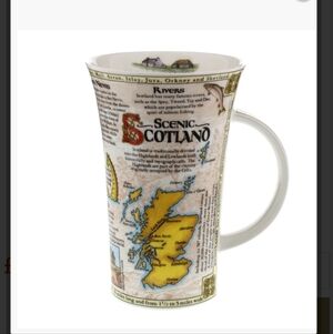 Scenic Scotland Mug By Jane Brookshaw Dunoon Fine Bone China Great Britain Large